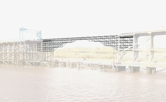 Artists impression of bridge